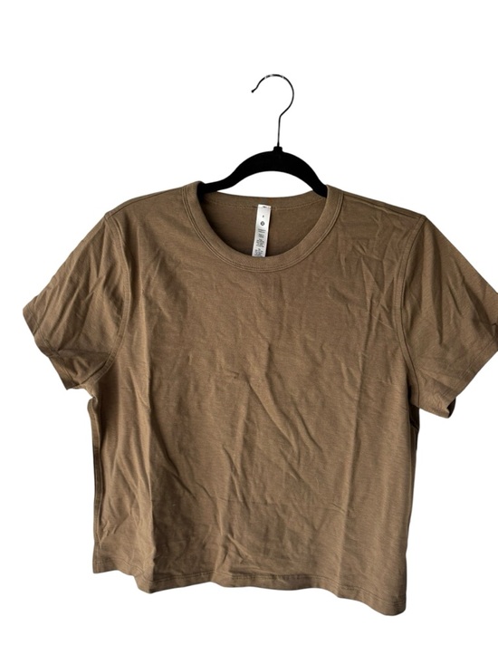 lululemon athletica Tops - Lululemon classic fit cotton blend T-shirt Brown